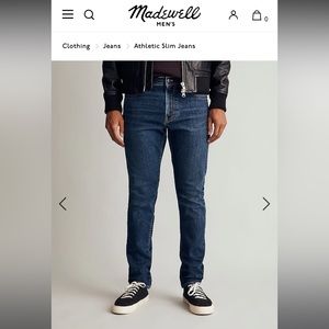 Madewell Men’s Dark Wash Jeans